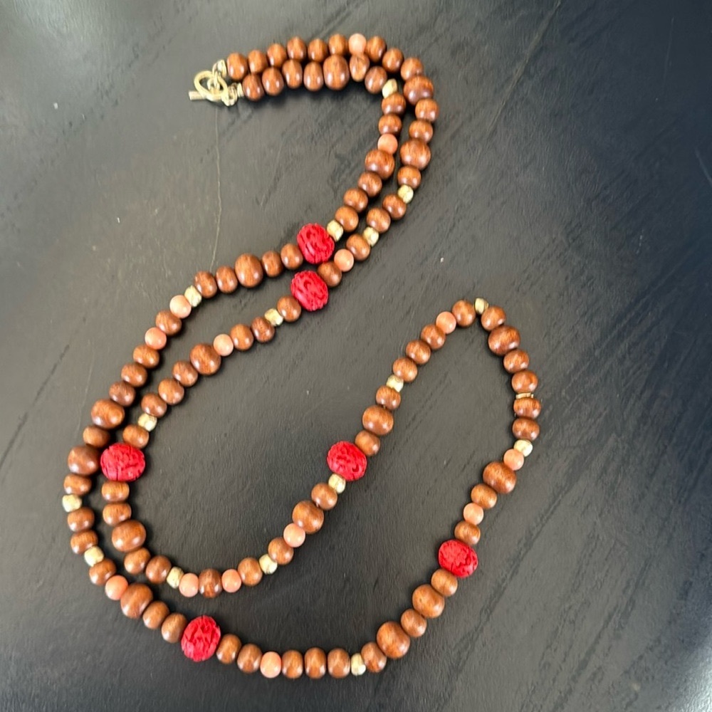 Boho Wooden Necklace